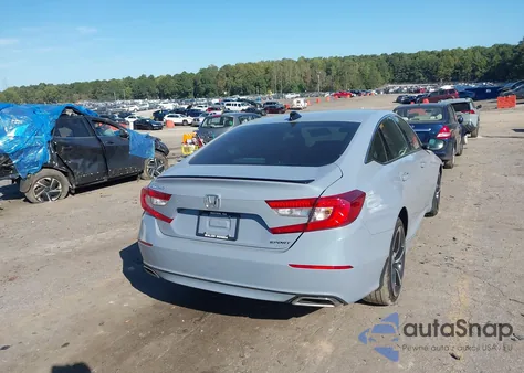 2022 Honda Accord Sport из США, поврежденный, VIN 1HGCV1F38NA084383